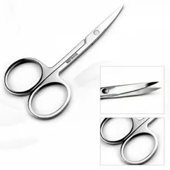 Kéo cắt tỉa lông mày, lông mi đầu nhọn đa năng chất liệu thép không gỉ siêu bén bền (Loại 1)