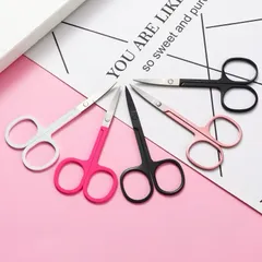 Kéo cắt tỉa lông mày, lông mi đầu nhọn đa năng chất liệu thép không gỉ siêu bén bền (Loại 1)