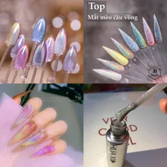Sơn Top mắt mèo cầu vồng kim cương Huaxi sơn trên mọi nền màu ra nhiều hiệu ứng galaxy siêu sáng đẹp (HOT)