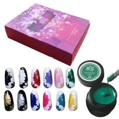 Set gel vẽ móng 12 hũ siêu đặc đầy đủ màu cơ bản nhất chuẩn xịn