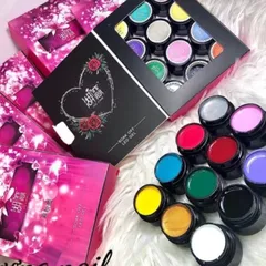 Set gel vẽ móng 12 hũ siêu đặc đầy đủ màu cơ bản nhất chuẩn xịn
