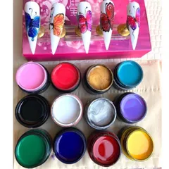 Set gel vẽ móng 12 hũ siêu đặc đầy đủ màu cơ bản nhất chuẩn xịn