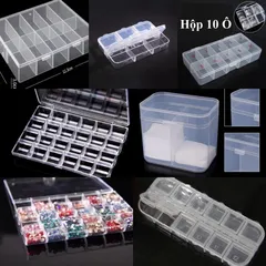 Hộp nhựa đựng móng giả 10 ngăn chuyên dụng