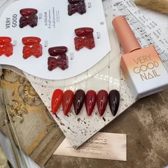 Set sơn đỏ Milan 6 màu cơ bản chất siêu đặc đẹp chai 15ml ( Tặng kèm bảng màu )