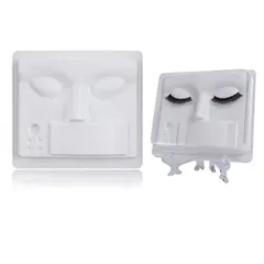 Khay nhựa mặt nạ nhựa tập nối mi chuyên dụng tiện lợi siêu gọn nhẹ dễ thao tác nối mi
