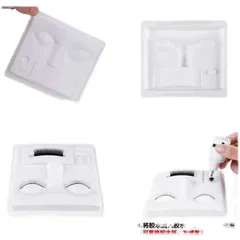 Khay nhựa mặt nạ nhựa tập nối mi chuyên dụng tiện lợi siêu gọn nhẹ dễ thao tác nối mi
