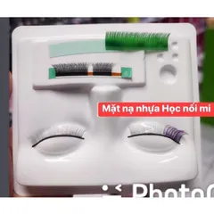 Khay nhựa mặt nạ nhựa tập nối mi chuyên dụng tiện lợi siêu gọn nhẹ dễ thao tác nối mi