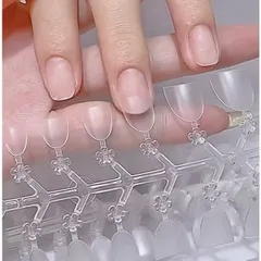Móng típ nối Vuông Thang ngắn - Tròn ngắn dạng vỉ hộp 240 móng siêu mỏng dẻo chuẩn phom Loại 1
