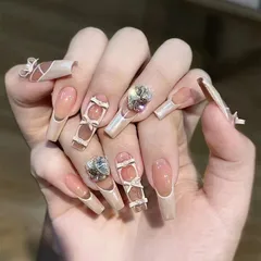 Set charm phụ kiện nơ nhỏ xinh đính móng mẫu mới phong cách sang chảnh cực đẹp mẫu HOT