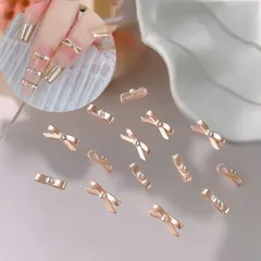 Set charm phụ kiện nơ nhỏ xinh đính móng mẫu mới phong cách sang chảnh cực đẹp mẫu HOT