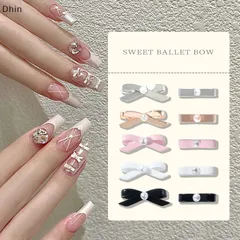 Set charm phụ kiện nơ nhỏ xinh đính móng mẫu mới phong cách sang chảnh cực đẹp mẫu HOT