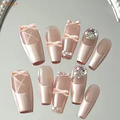 Set charm phụ kiện nơ nhỏ xinh đính móng mẫu mới phong cách sang chảnh cực đẹp mẫu HOT