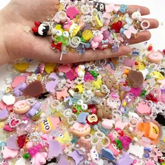 Set 30 cham thú hoạt hình mix đủ mẫu đính móng nailbox siêu xinh