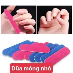 Set 100 dũa mini Nailbox 2 mặt chuyên dụng loại 1 cứng bền