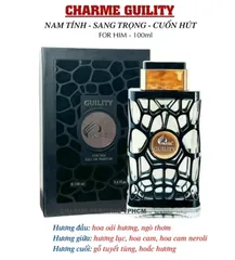 Nước hoa nam Charmee Guility 100ml phiên bản 2024 - Trầm ấm nam tính