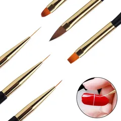 Set cọ 2 đầu vẽ nail , đắp gel , chải sơn gel siêu tiện lợi lông xịn đẹp vẽ chuẩn từng milimet