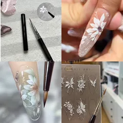 Cọ vẽ hoa đầu nhọn tô vẽ móng đa năng lông chồn xịn vẽ chuẩn từng milimet