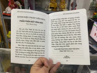Kinh Bổn Môn Pháp Hoa bìa xám DƯƠNG KHOA
