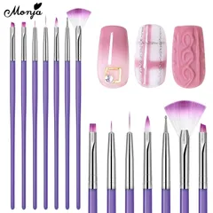 Set 7 cọ siêu mảnh đủ cây cơ bản nhất làm móng chuẩn xịn từng milimet