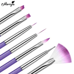 Set 7 cọ siêu mảnh đủ cây cơ bản nhất làm móng chuẩn xịn từng milimet
