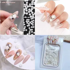Cham hoa hồng hoa nhí nail trang trí tạo vô số mẫu nail xinh