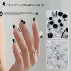 Cham hoa hồng hoa nhí nail trang trí tạo vô số mẫu nail xinh