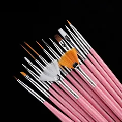 Sét 15 chiếc cọ vẽ làm nail đủ cây cần thiết chuyên dụng siêu rẻ đẹp