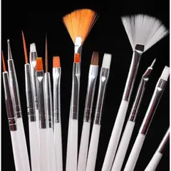 Sét 15 chiếc cọ vẽ làm nail đủ cây cần thiết chuyên dụng siêu rẻ đẹp