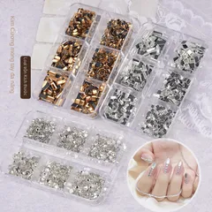 Đá khối chữ nhật khay tròn đính móng siêu sáng đẹp
