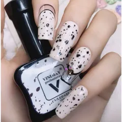 Sơn Top trứng cút tạo mẫu nail trứng cút , nail đốm đen mẫu mới siêu HOT [ TÚ ANH NAIL ]