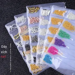 Dây xích đủ màu cơ bản nhất đính móng nhiều kiểu siêu đẹp