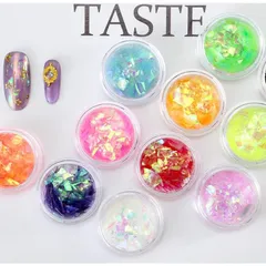 Set 12 hũ giấy xà cừ thuỷ tinh khổng tước ẩn gel trang trí móng siêu đẹp Hot