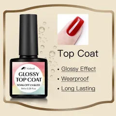 Sơn gel liên kết Base Top siêu bóng bền 8ml chính hãng