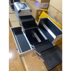 Cốp nhôm 2 tầng 3 tầng đựng đồ nail mi trang điểm cao cấp siêu xịn đẹp