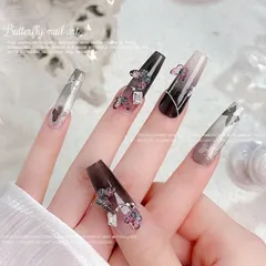 Set cham hồ điệp đủ màu mẫu mới đính móng nailbox siêu đẹp