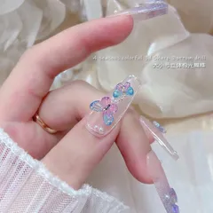 Set cham hồ điệp đủ màu mẫu mới đính móng nailbox siêu đẹp