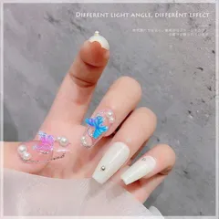 Set cham hồ điệp đủ màu mẫu mới đính móng nailbox siêu đẹp