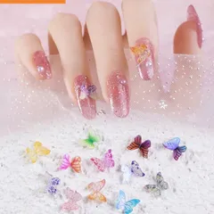 Set cham hồ điệp đủ màu mẫu mới đính móng nailbox siêu đẹp