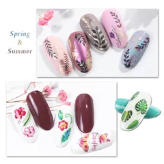 Set 12 hình dán sticker trang trí móng siêu đẹp