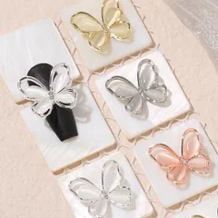 Set 10 Charm phụ kiện hồ điệp đính móng siêu xinh