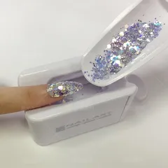 Khay hứng đá rắc nhũ rắc siêu tiện ích ngành nail