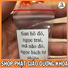Bộ Cốt Thất Bảo Chuẩn Đầy Đủ (VIP) - Có Hộp Nhung - Tặng Kèm Gạo Vàng, Trầm Đốt, Chỉ Ngũ Sắc, Bốc Bát Hương, Nạp Tượng 844556
