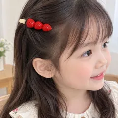 🎀 KẸP TÓC TRÁI CÂY XIÊN 3D XINH XẮN CHO BÉ GÁI 🍍💕