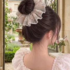 🎀 DÂY BUỘC TÓC PHỒNG TO – XINH XẮN, SANG CHẢNH 🎀