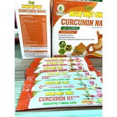 Gel nghệ mật ong curcumin nano giảm viêm loét dạ dày tá tràng viên đau dạ dày, hành tá tràng trào ngược dạ dày thực quản
