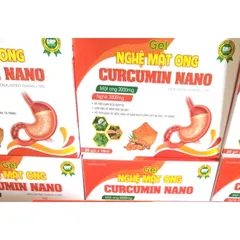 Gel nghệ mật ong curcumin nano giảm viêm loét dạ dày tá tràng viên đau dạ dày, hành tá tràng trào ngược dạ dày thực quản
