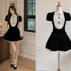 (NEW) Đầm tiểu thư nhung dáng xoè (<50kg)