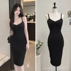 (NEW) Đầm hai dây body sexy (<50kg)