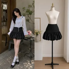 (PASS) Chân váy bí phồng trẻ trung (<43kg)
