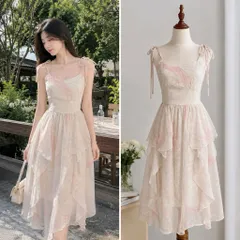 (PASS) Đầm maxi voan tầng đi biển (<45kg)